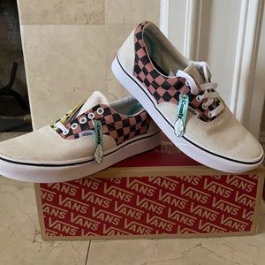 New Vans shoes checkered leopard Women’s 8.5 NWbox